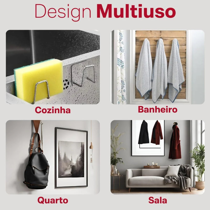 Kit 2 Suporte Organizador de Pia - Aço Inox Ima