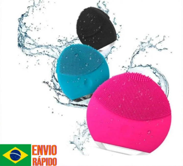 Esponja elétrica massageador limpeza facial