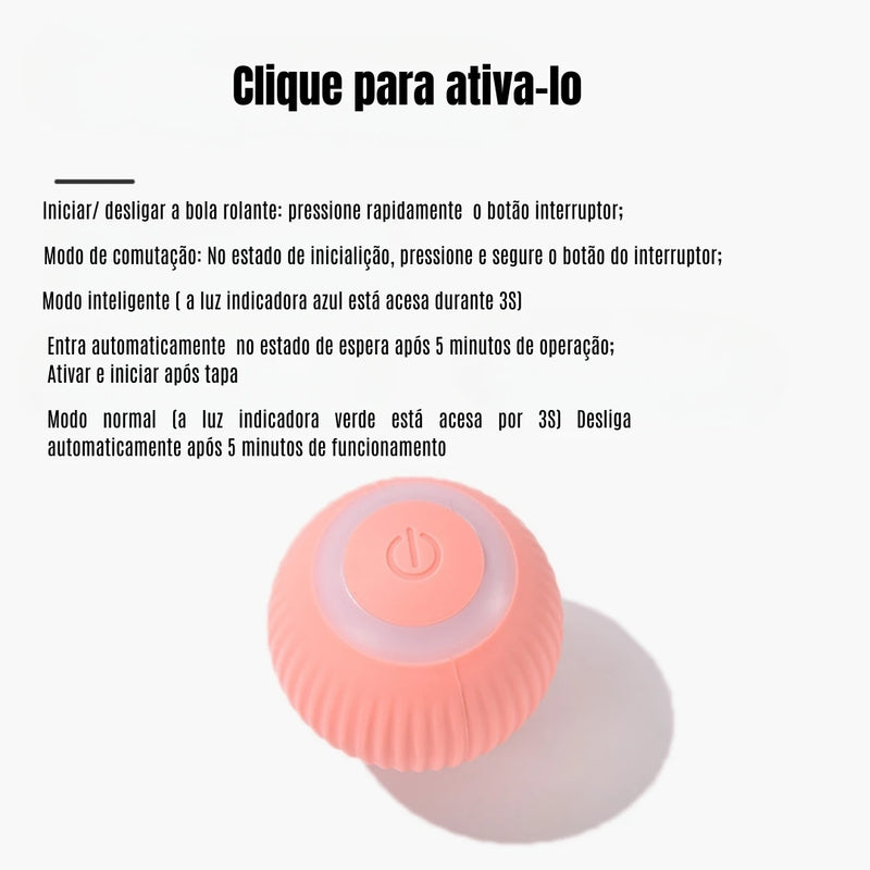 Bola mágica automática para gatos