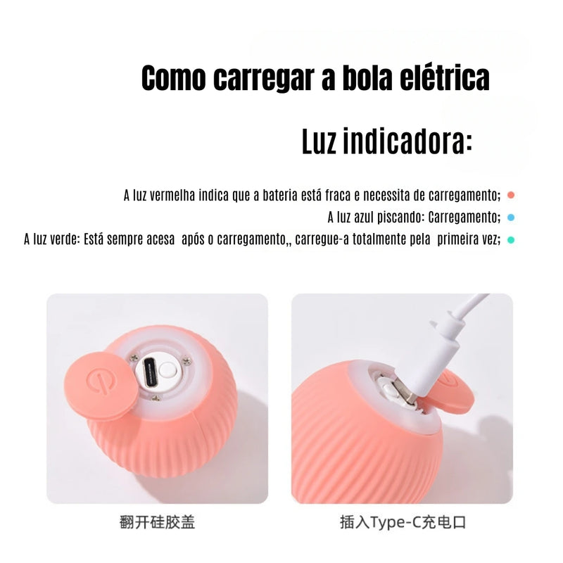 Bola mágica automática para gatos