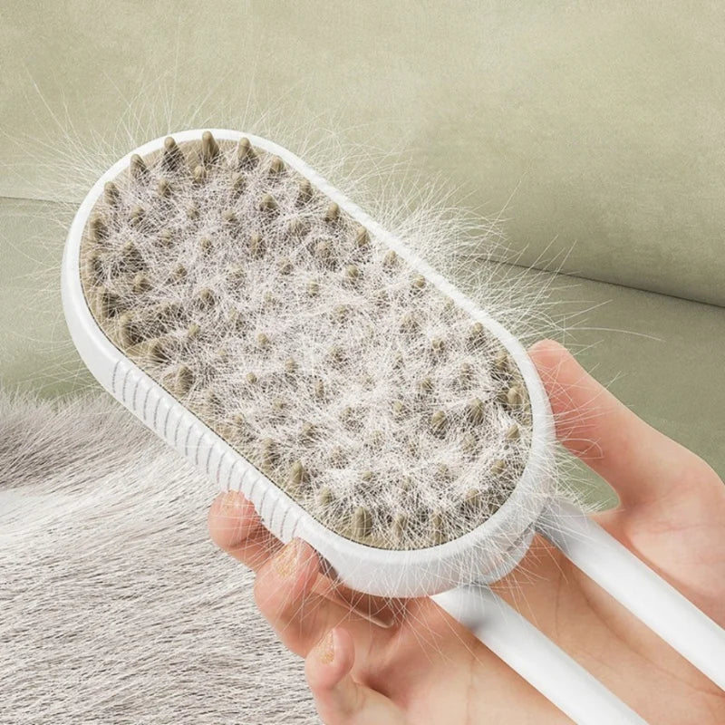 Escova elétrica removedora de pelos para pets
