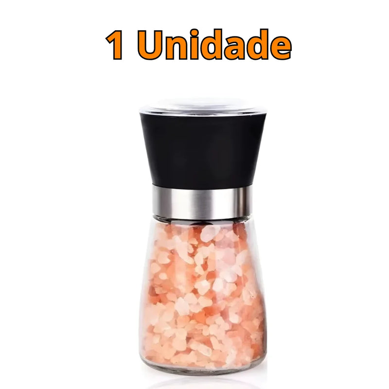 Kit 2 Moedor Temperos - Triturador de Vidro e Inox