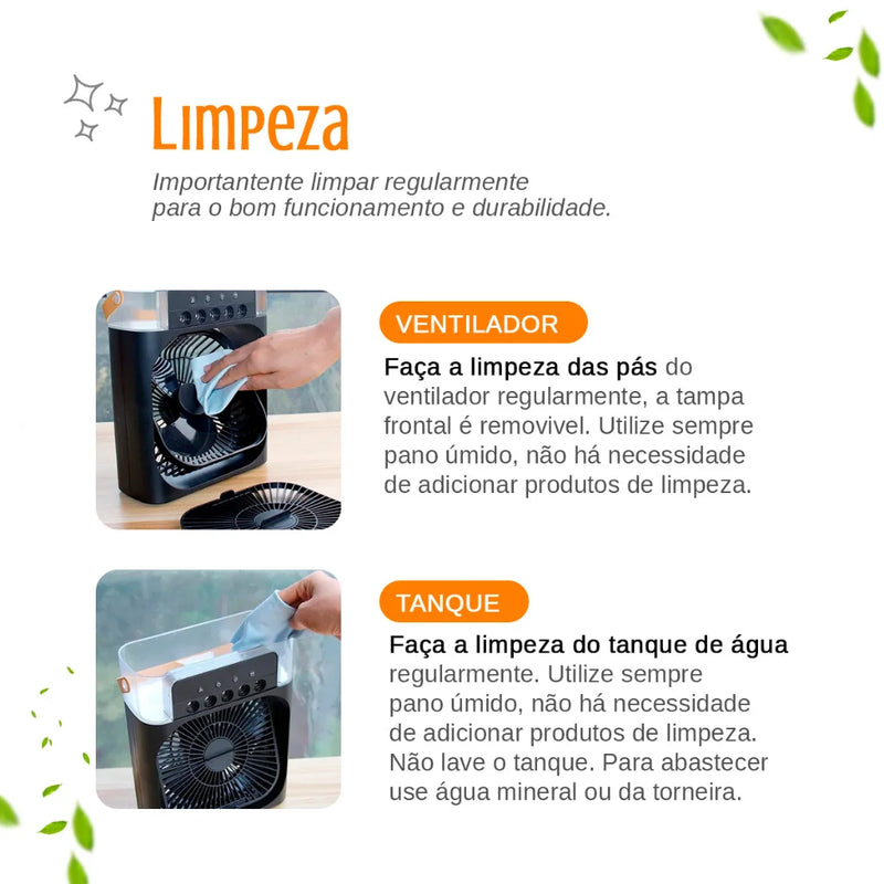 Mini Ar Condicionado 600ml