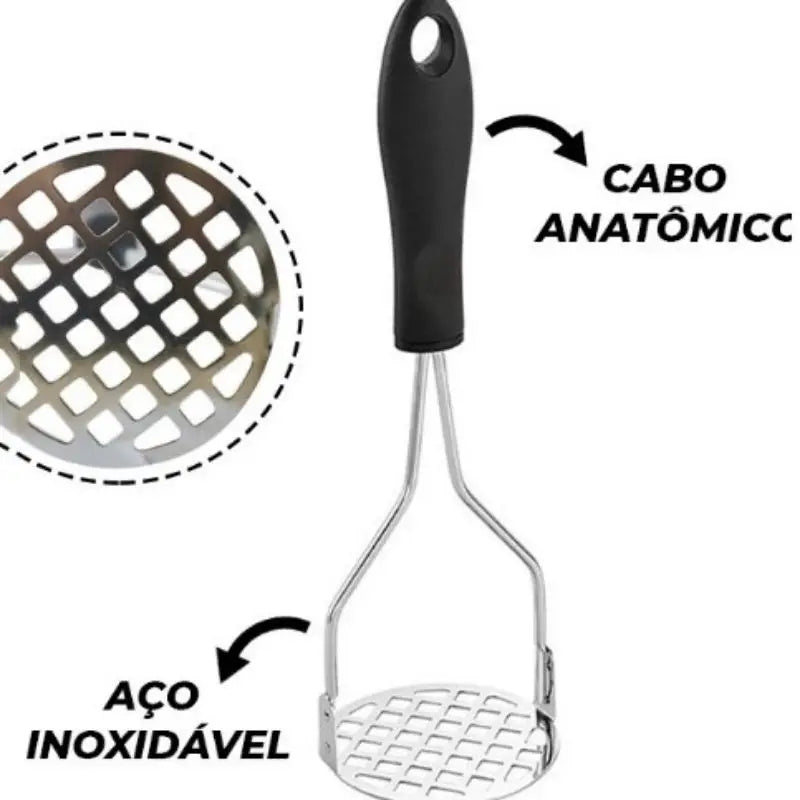 Amassador de Batatas e Legumes Multiuso
