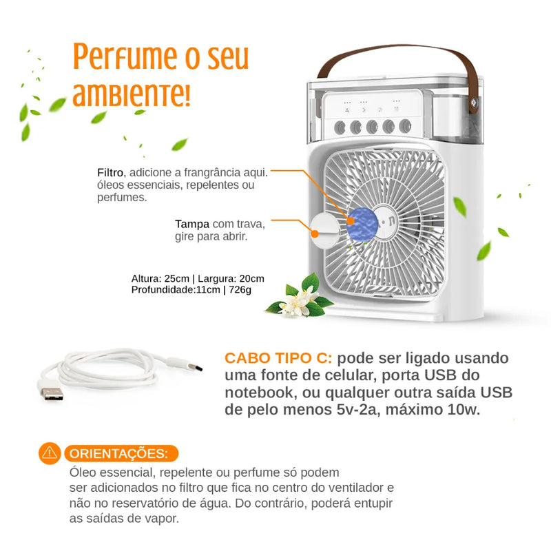 Mini Ar Condicionado 600ml