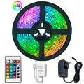 Fita LED Ultra RGB 3528 à prova d'água de 5 m + controle com fonte